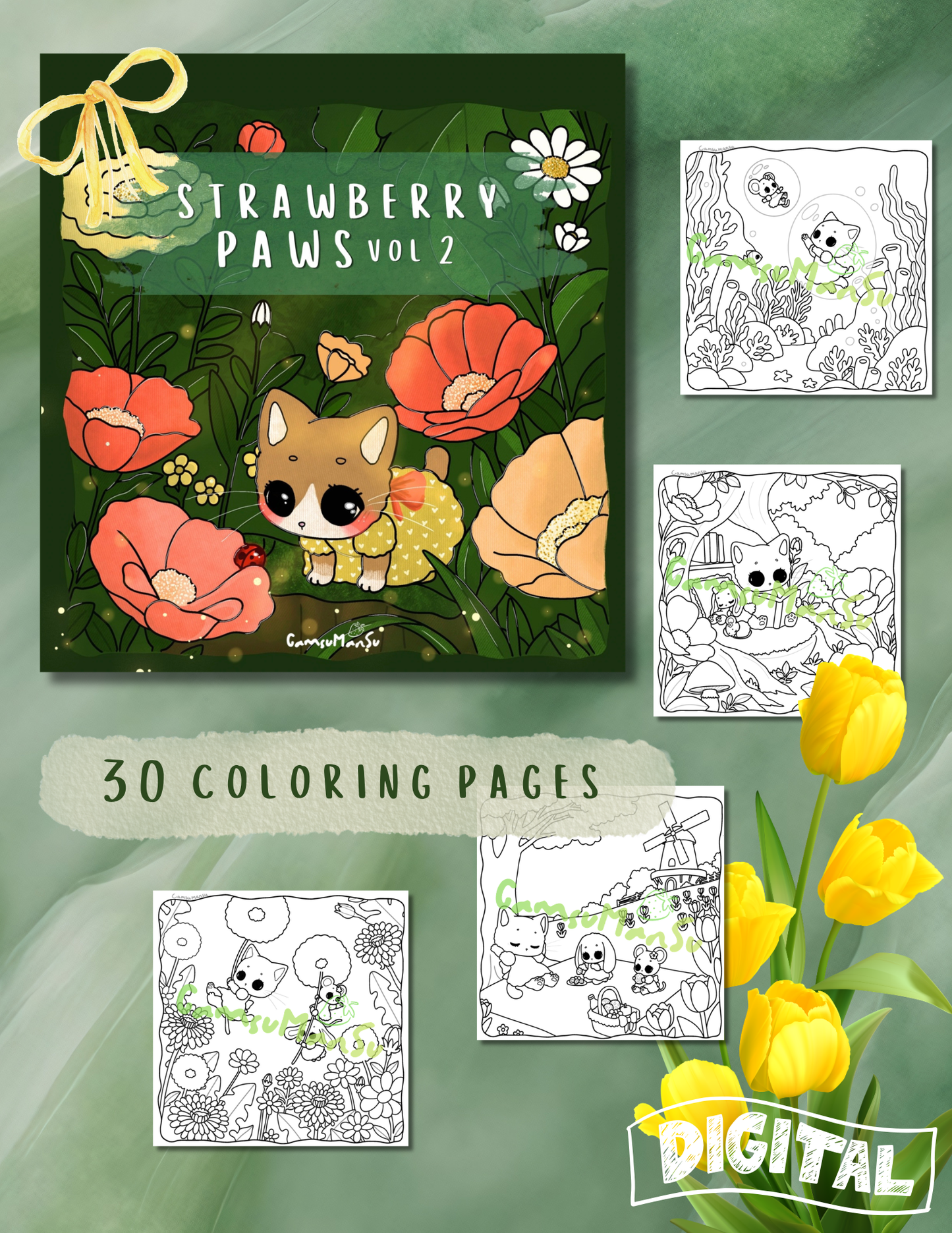 Strawberry Paws vol. 2 - Digital 🍓